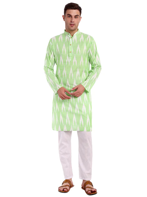 Printed Kurtas for Men : Appeal of Patterns of Elegance.